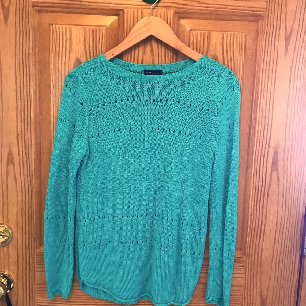 Grace Elements Open Weave Sweater
